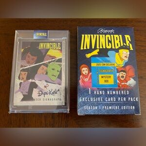 INVINCIBLE: DUPLI-KATE Dual Laser Signagraph 188/500 NYCC Exclusive Card CC-22
